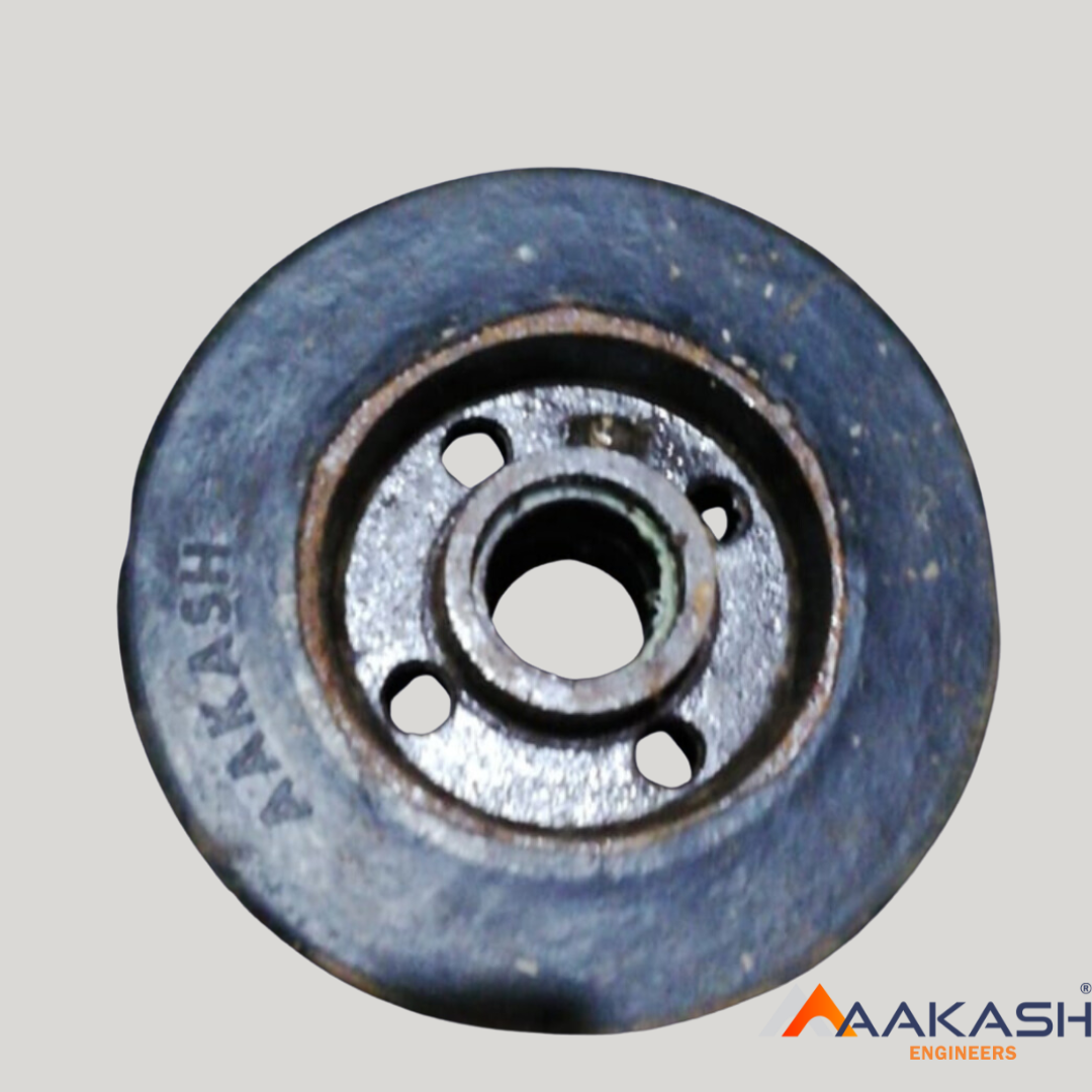 Solid Rubber Tyre- Cast Iron Disc