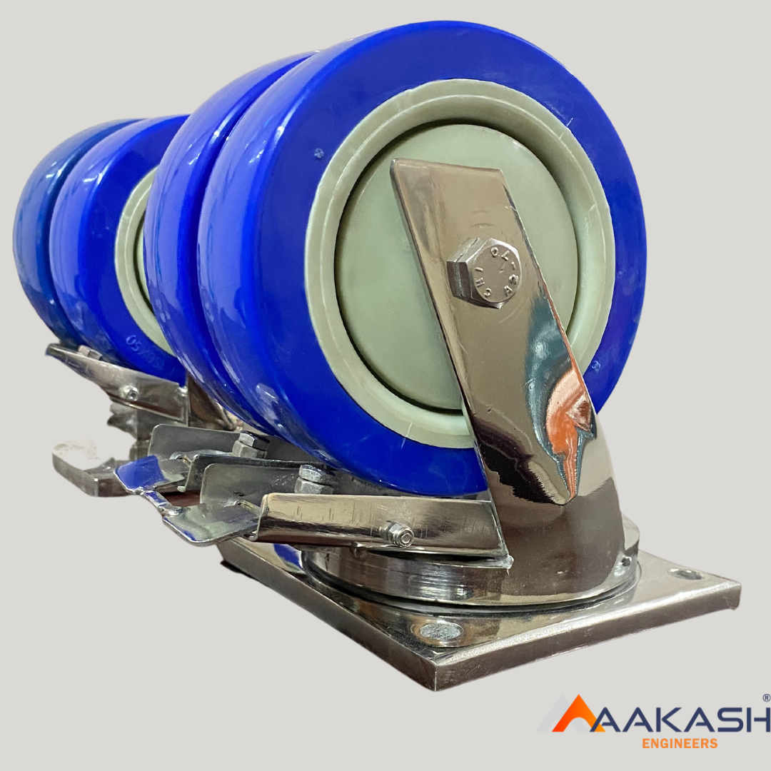 Heavy Duty Twin Caster Wheel